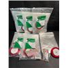 Image 1 : 6 Packs of Clear Cellophane Storage Bags (6” x 9”) - 50PCS Each - Great for Crafts