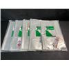 Image 1 : 5 Packs of Clear Cellophane Storage Bags (12” x 17”) - 25PCS Each - Great for Craf