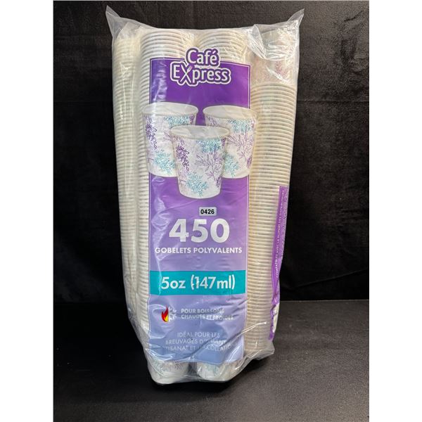 1 Pack of 450PCS Cafe Express Hot and Cold Water Cups - New