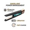 Image 2 : 1 SupSilk On-The-Go Portable Hair Straightener and Power Bank with Case - New