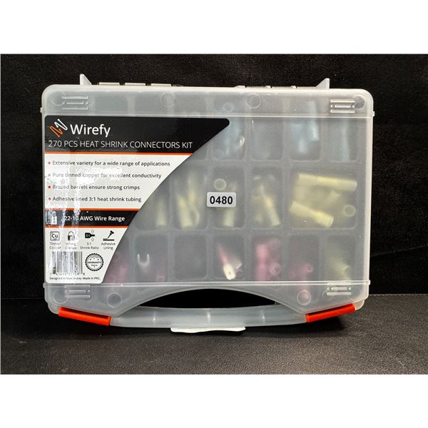 1 Wirefy 270PC Heat Shrink Electrical Connector Set - New