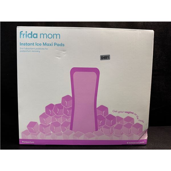 1 Box of Frida Mom Instant Ice Maxi Pads 2-in-1 Padsicles for Postpartum - New