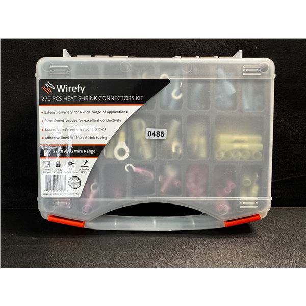 1 Wirefy 270PC Heat Shrink Electrical Connector Set - New