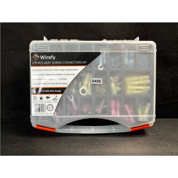 1 Wirefy 270PC Heat Shrink Electrical Connector Set - New