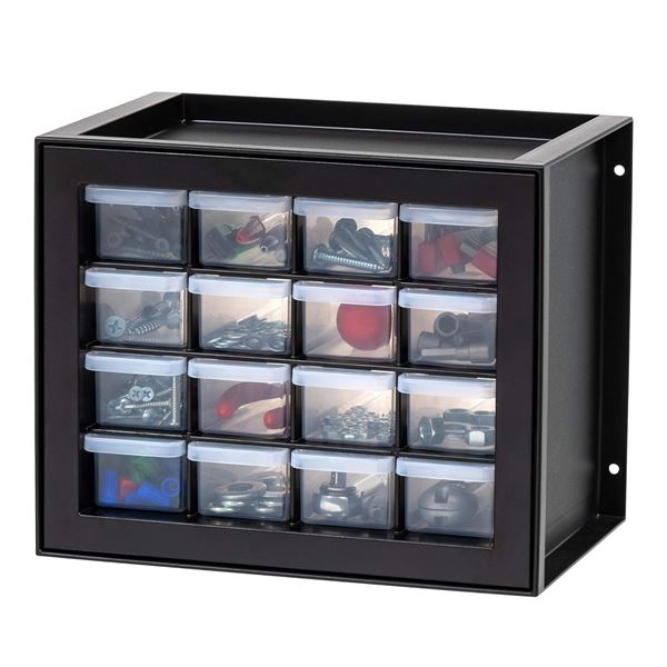 1 16 Drawer IRIS USA Hardware Storage Organizer - New