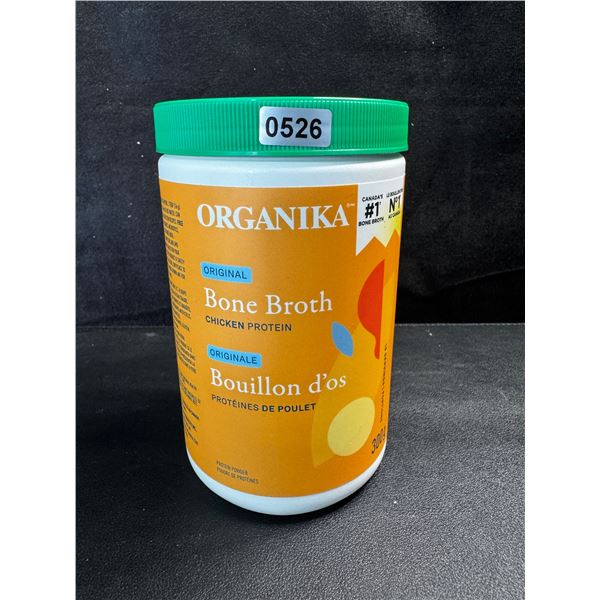 1 Bottle of Organika Original Chicken Protein Bone Broth - New