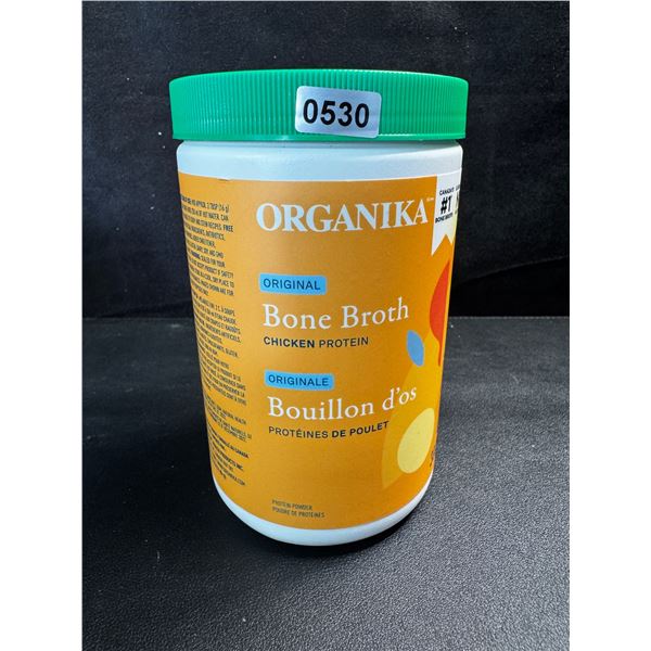 1 Bottle of Organika Original Chicken Protein Bone Broth - New