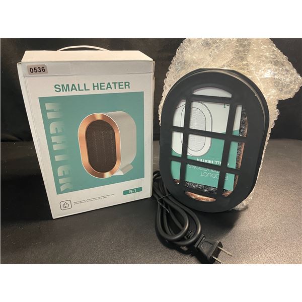 1 Portable Electric Ceramic Space Heater; 1200W - New in Box