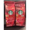 Image 1 : 2 Bags of Starbucks Holiday Blend Limited Edition Ground Coffee - 283G Each - New
