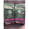 Image 1 : 2 Bags of Starbucks French Roast Dark Roast Ground Arabica Coffee - 340g Each - New