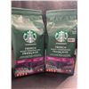 Image 1 : 2 Bags of Starbucks French Roast Dark Roast Ground Arabica Coffee - 340g Each - New