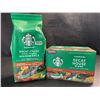 Image 1 : 1 Bag of Starbucks Decaf House Coffee (340g) & 1 Box of Starbucks Decaf House K-Cup Pods (10 Pods)
