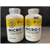 Image 1 : 2 Bottles of Vimergy Micro-C Dietary Supplement; Vegetarian Capsules - 180 Capsules (Exp: 10/2025)