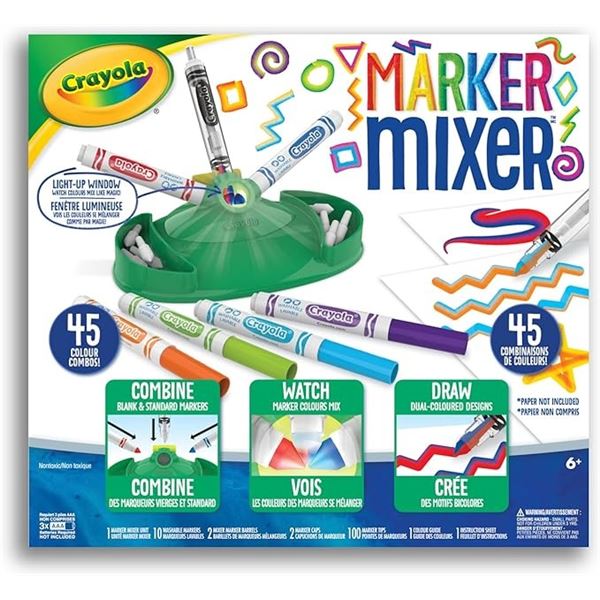 1 Crayola Marker Mixer Kit - DIY Craft Kid for Kids (Ages 6+) - Brand New!