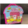 Image 1 : 1 Crayola Scribble Scrubbies Pets Backyard Bungalow Set - Colour & Clean Adorable Little Pets - New!
