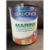 Image 1 : 1 Tub of Seal Once Marine Premium Wood Sealer - Clear - 1 Gallon/3.79L - New