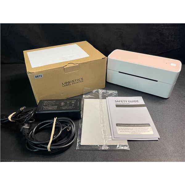 1 Phomemo Bluetooth Thermal Shipping Label Printer (Model: PM-241-BT) - Pink - Open Box