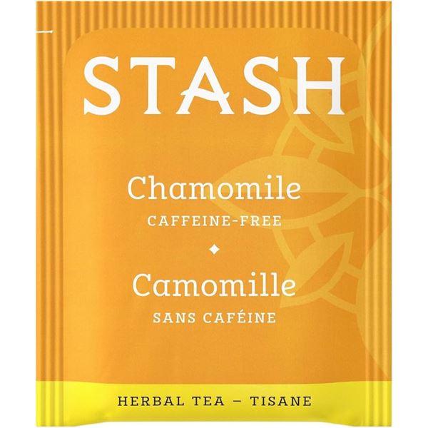1 Box of Stash Tea Company Chamomile Herbal Tea Bags - 100 Count - New