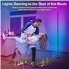 Image 6 : 1 Smart RGB LED Floor Lamp with App & Remote Control + Music Sync Function - New Sealed!
