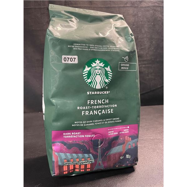 1 Bag of Starbucks French Dark Roast Ground Arabica Coffee - 793g - New