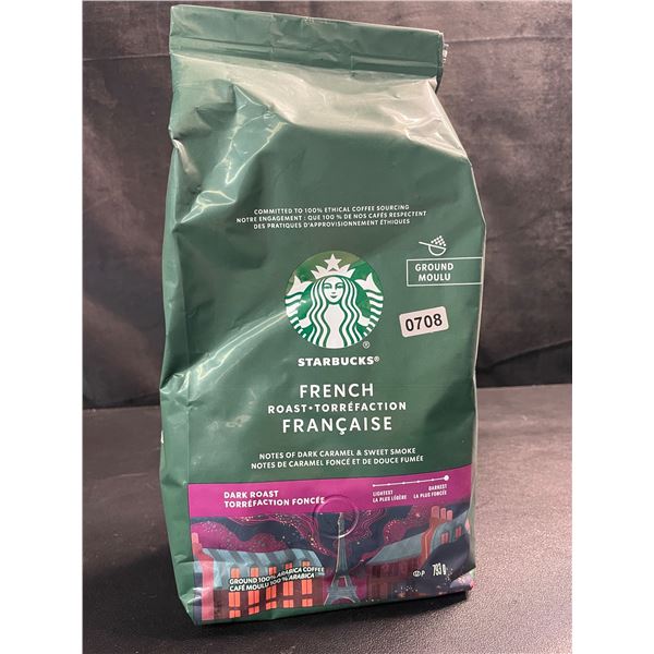 1 Bag of Starbucks French Dark Roast Ground Arabica Coffee - 793g - New