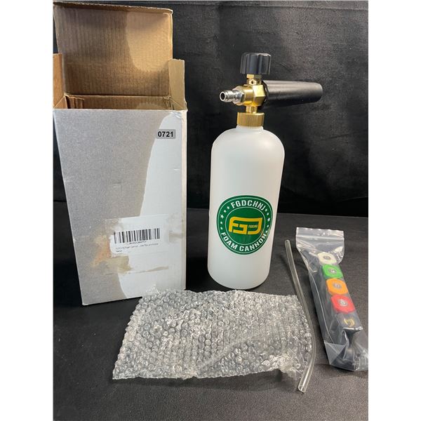 1 Spray Foam Cannon Kit; Great for Car Cleaning - New (Damage Box)