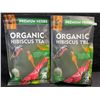 Image 3 : 2 Bags of Premium Herbs Organic Hibiscus Herbal Tea - 120 Tea Bags Each - New (Exp: 02/2026)