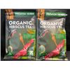 Image 3 : 2 Bags of Premium Herbs Organic Hibiscus Herbal Tea - 120 Tea Bags Each - New (Exp: 02/2026)
