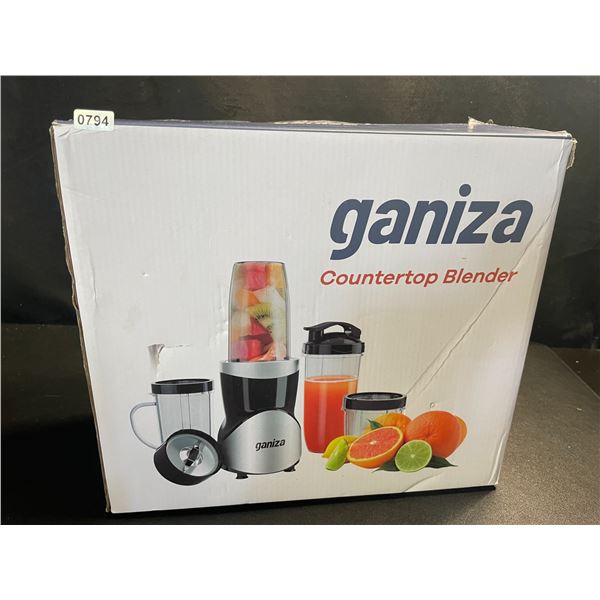 1 Ganiza Countertop Blender - Great for Smoothies, Drinks, Grinding Spices/Nuts etc. - New