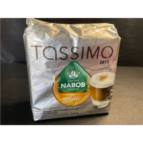 1 Pack of Tassimo Nabob Latte Coffee Single Serve T-Discs - 263g - BB: OCT/2025 - New