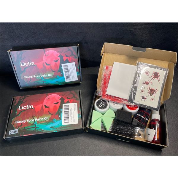 3 Lictin Special Effects Makeup/Face Paint Kits - New