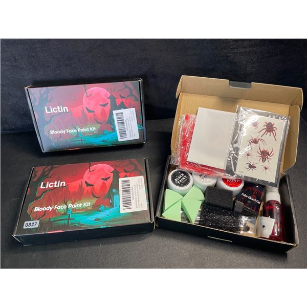 3 Lictin Special Effects Makeup/Face Paint Kits - New