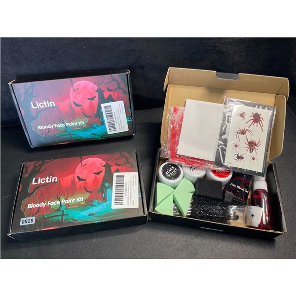 3 Lictin Special Effects Makeup/Face Paint Kits - New