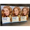 Image 1 : 3 Boxes of Clairol Nice n' Easy Permanent Hair Dye - Shade 6.5G (Lightest Golden Brown) - New
