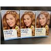 Image 1 : 3 Boxes of Clairol Nice n' Easy Permanent Hair Dye - Shade 6.5G (Lightest Golden Brown) - New