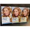 Image 1 : 3 Boxes of Clairol Nice n' Easy Permanent Hair Dye - Shade 6.5G (Lightest Golden Brown) - New
