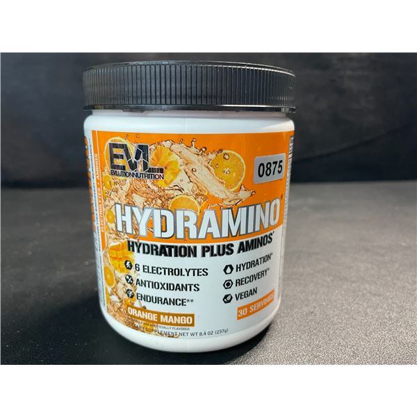 1 Evlution Nutrition Hydramino Orange Mango Dietary Supplement - 237g (Exp: 08/2026) - New