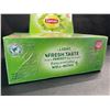 Image 2 : 2 Boxes of Lipton Green Tea Decaffeinated Tea Bags - 72 Tea Bags Per Box - BB: 25 JN 05 - New Sealed