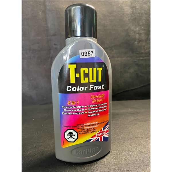 1 T-Cut Color Fast 3-in-1 Removes Scratches/Cleans/Restores Paintwork - 500ml - New