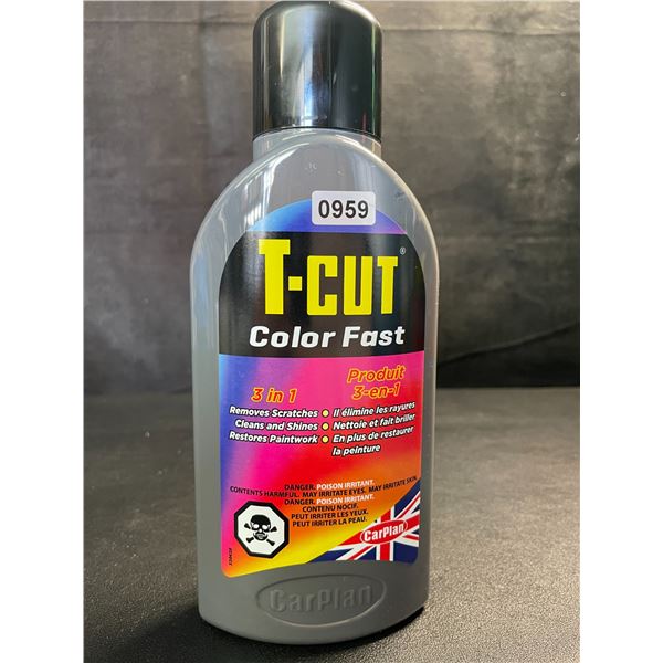 1 T-Cut Color Fast 3-in-1 Removes Scratches/Cleans/Restores Paintwork - 500ml - New