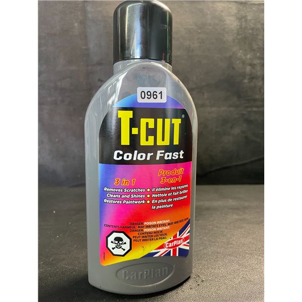 1 T-Cut Color Fast 3-in-1 Removes Scratches/Cleans/Restores Paintwork - 500ml - New