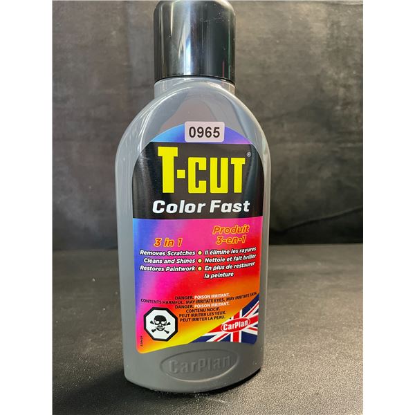 1 T-Cut Color Fast 3-in-1 Removes Scratches/Cleans/Restores Paintwork - 500ml - New
