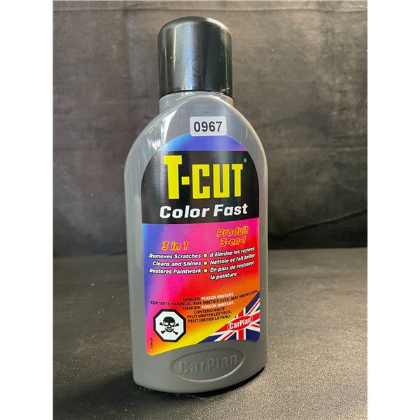 1 T-Cut Color Fast 3-in-1 Removes Scratches/Cleans/Restores Paintwork - 500ml - New