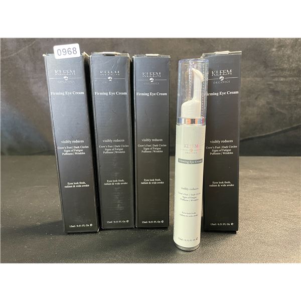 4 Kleem Organics Firming Eye Creams - Reduces Puffiness, Wrinkles, Dark Circles - 15ml - New	0.00 Y