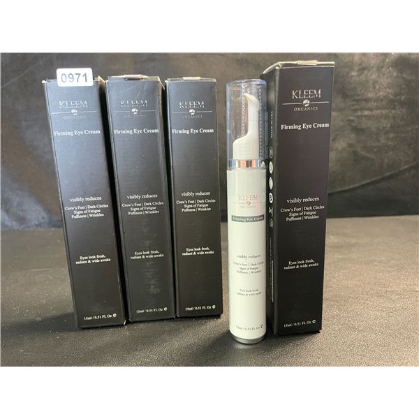 4 Kleem Organics Firming Eye Creams - Reduces Puffiness, Wrinkles, Dark Circles - 15ml - New	0.00 Y