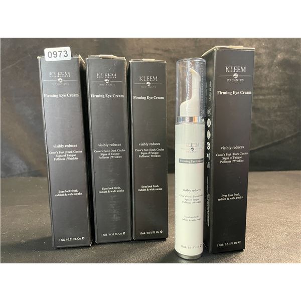 4 Kleem Organics Firming Eye Creams - Reduces Puffiness, Wrinkles, Dark Circles - 15ml - New	0.00 Y