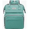 Image 1 : 1 Josie Rosie Backpack Style Diaper Bag - Teal Green Colour - Brand New