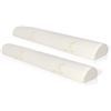 Image 1 : Milliard Bed Bumper (2-Pack) Toddler Foam Bed Rails w/ Bamboo Covers - Non-Slip - 52" Length - New