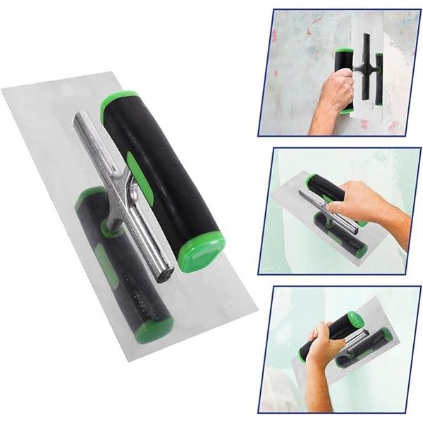 2 Stainless Steel Flat Finishing Trowel Tools - 11" Size - Brand New