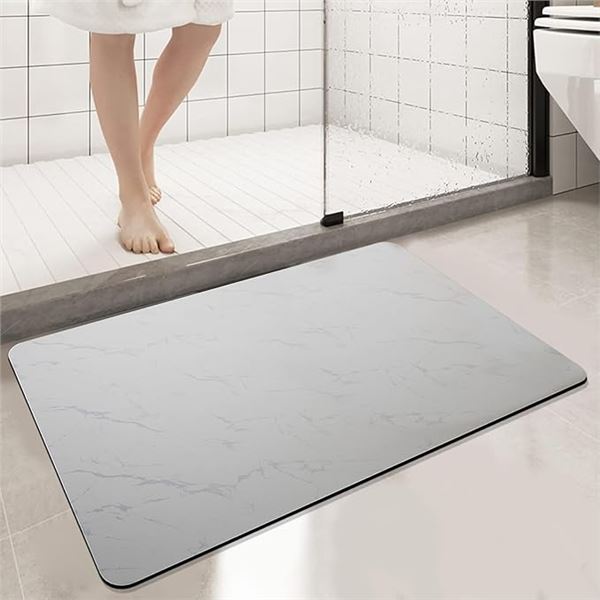 1 Bath Mat - Diatomaceous Earth Bath Mat; Non-Slip/Quick-Dry Super Absorbent - 23.6" x 15.7" New!